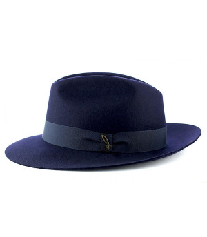 Cappello feutre Doria blu marine Felt hat 44L navy